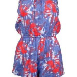 Strapless shorts Romper - PERFECT FOR 4TH OF JULY!volcom